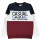 Pulli mit Blockstreifen und Schriftzug