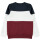 Pulli mit Blockstreifen und Schriftzug