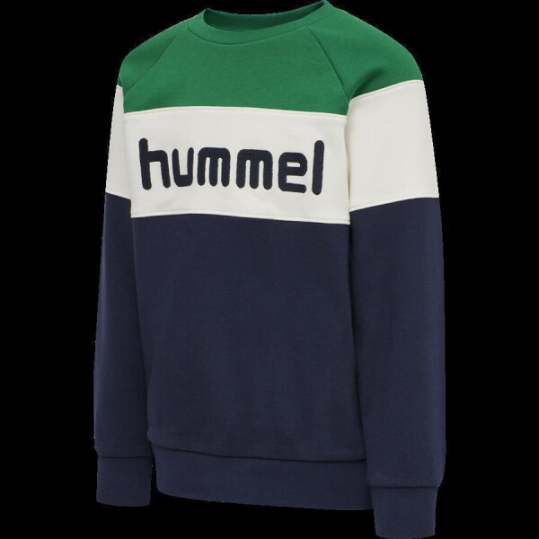 Hummel Sweater, blau/wei&szlig;/gr&uuml;n