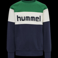 Hummel Sweater, blau/wei&szlig;/gr&uuml;n