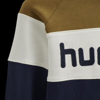 Hummel Sweater, blau/wei&szlig;/curry