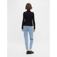 Turtleneck Strickpulli, schwarz