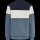 Hummel Logo Sweatshirt, Blockstreifen mit pudrigem Blau und wei&szlig;