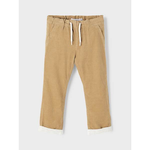Cordhose mit beiger Kordel, sand