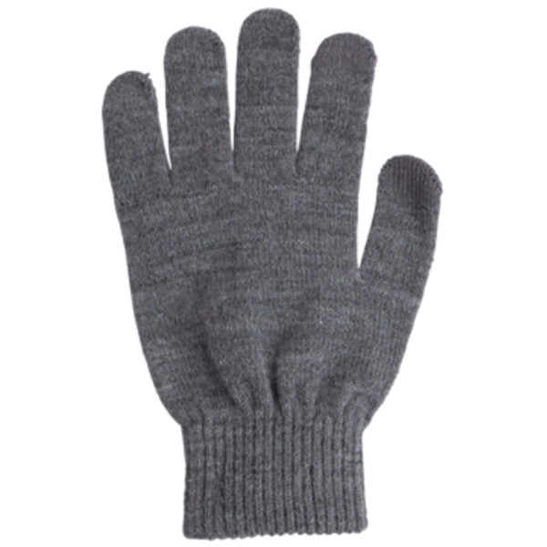 Fingerhandschuhe, dunkelgrau