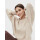 Strickpulli meliert, beige