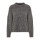 Strickpulli meliert, dunkelgrau