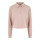 Langarm Polo-Shirt, cropped, altrosa