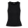 Basic Top in Rippoptik, schwarz