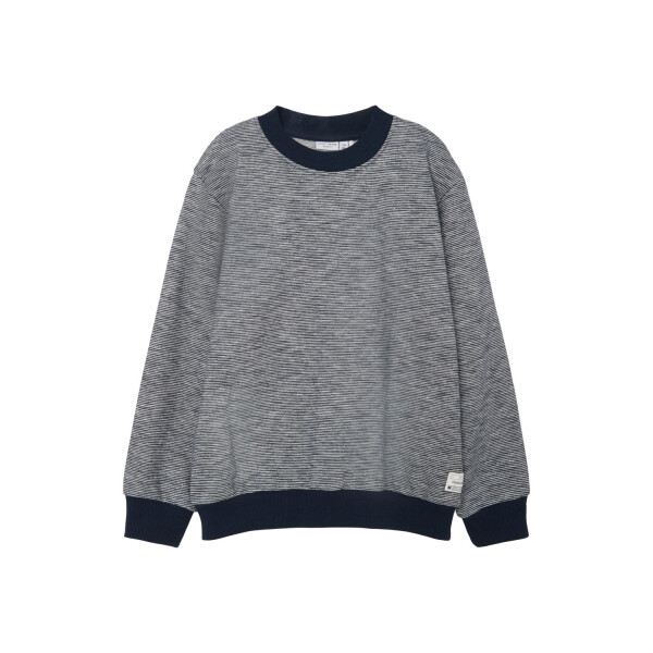 Sweatshirt gestreift, wei&szlig;/dunkelblau