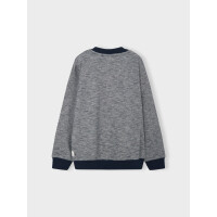 Sweatshirt gestreift, wei&szlig;/dunkelblau
