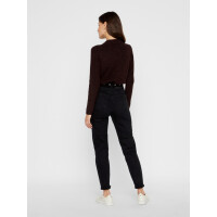 Pieces Mom Jeans, schwarz