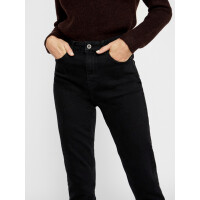 Pieces Mom Jeans, schwarz