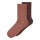 Kids 2er Pack Socken aus Wolle (Merino), braun/kastanie 34/36