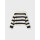 Kids Cropped Strickpullover mit Streifen, blau/beige
