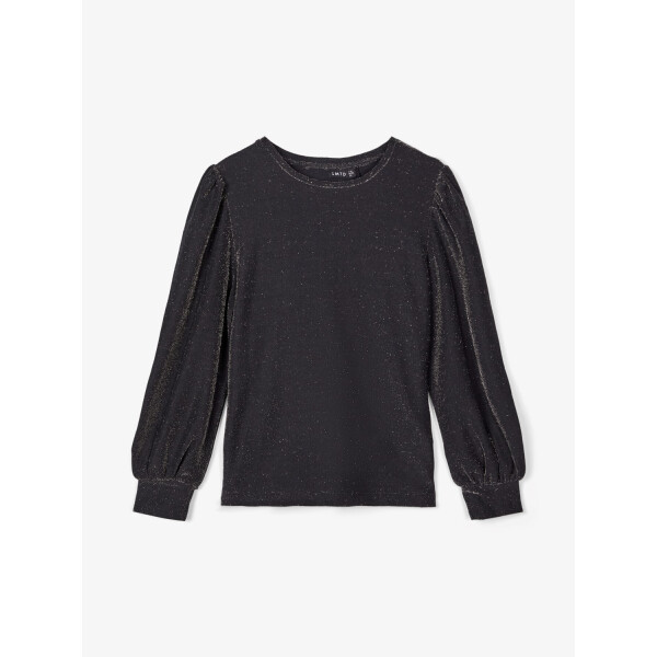 LMTD Ballon Longsleeve Glitzer, schwarz