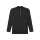 LMTD Longsleeve mit Rei&szlig;verschluss, schwarz