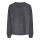 Pieces Fleecepullover, grau