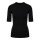 Pieces geripptesShirt mit 3/4 &Auml;rmeln, schwarz