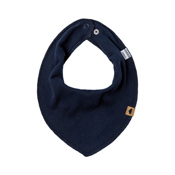 Bio Halstuch Ripp-Optik, dunkelblau