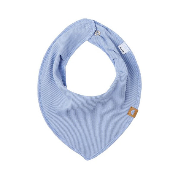 Bio Halstuch Ripp-Optik, helllblau