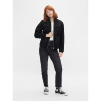 Jacke Teddyfleece, schwarz