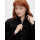 Jacke Teddyfleece, schwarz