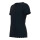 Kids T-Shirt mit breiten Rippstreifen, schwarz
