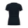 Kids T-Shirt mit breiten Rippstreifen, schwarz