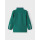 Mini Softshell-Jacke mit blauen Details, dunkelgr&uuml;n