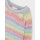 Kids Cropped Strickpullover mit Streifen,Pastell Regenbogen