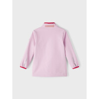 Kids Softshell-Jacke mit roten Details, rosa 116
