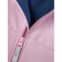 Kids Softshell-Jacke mit roten Details, rosa 116