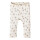 Leggings mit blauen Blumen, beige