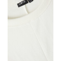 LMTD T-Shirt mit vertikaler Naht, wei&szlig;