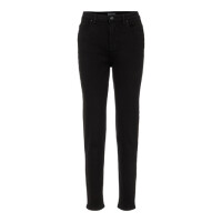 Mom fit Jeans, schwarz