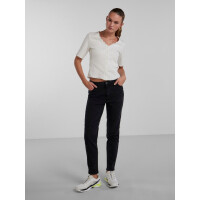Mom fit Jeans, schwarz