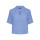 Kurz&auml;rmelige Bluse mit Knopfleiste, hellblau