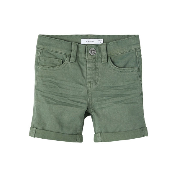 Mini Twill-Shorts, gr&uuml;n