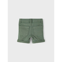 Mini Twill-Shorts, gr&uuml;n