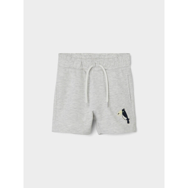 Mini Sweat-Shorts, grau mit Tukan Applikation