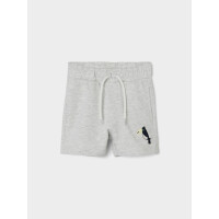 Mini Sweat-Shorts, grau mit Tukan Applikation