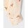 Babylegging mit Strickmuster und Bl&uuml;mchen, peach