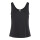 Pieces Tank Top aus flie&szlig;endem Stoff, schwarz