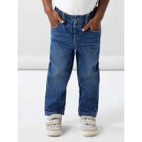 Mini Hose in Jeansoptik und Baggiestyle, dunkelblau