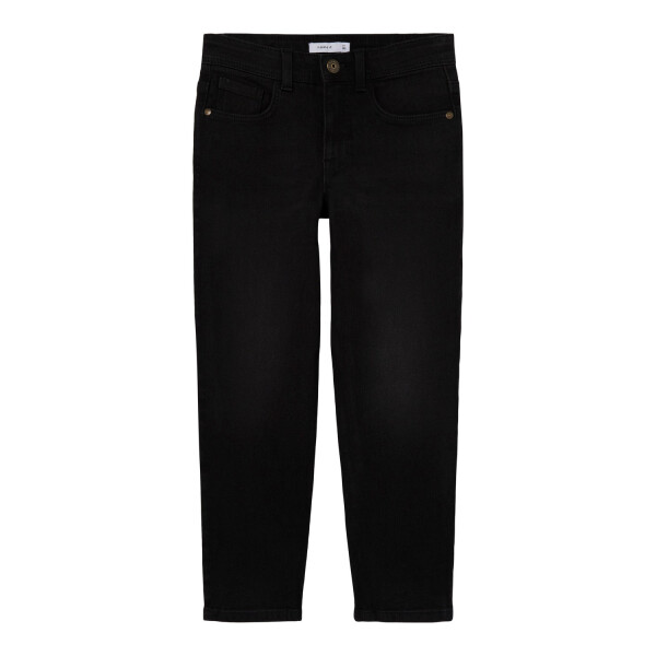 Tapered Jeans, schwarz 128