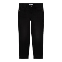 Tapered Jeans, schwarz 128