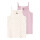 2er Pack Strap Tops, rosa/Bl&uuml;mchen