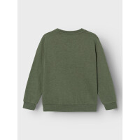 Kids NOOS Sweatshirt mit Patch, olivegr&uuml;n