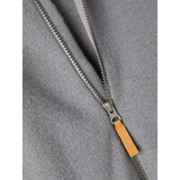 Wolljacke, hellgrau